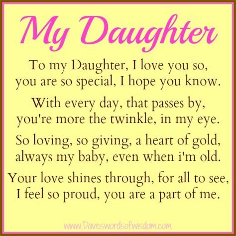 I Love My Daughter Quotes 15 Quotesbae