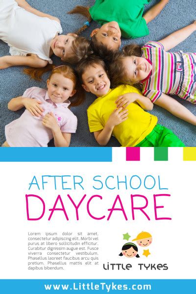 Child Care Poster Templates Mycreativeshop