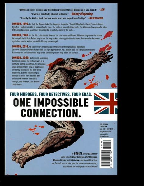 Bodies Vertigo Comic Book Tpb Graphic Novel British Murder Mystery J400
