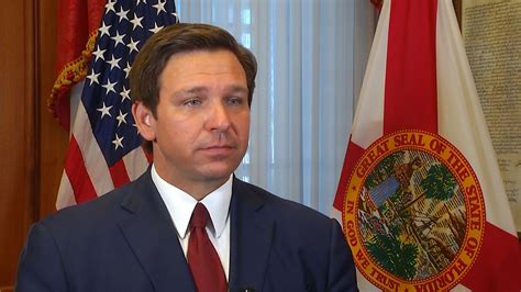 Florida Gov Ron Desantis Holds Post Cpac Press Conference Military