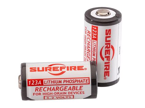 Surefire 123a Cr123a Rechargeable Lithium Batteries Hero Outdoors