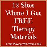 Speech Therapy Materials Online Images
