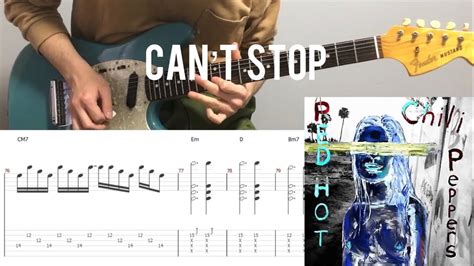Red Hot Chili Peppers Cant Stop Guitar Cover With Tabs And Chords