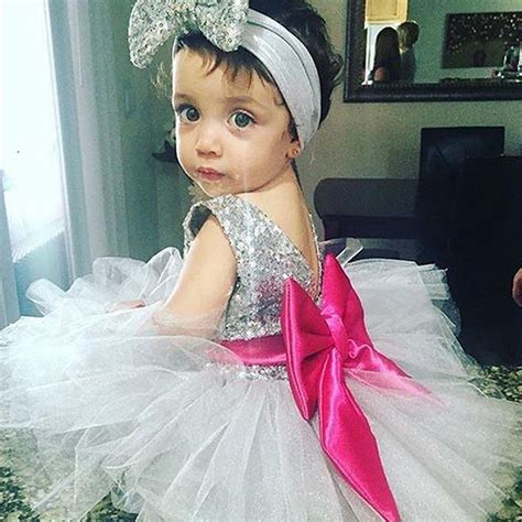 Kids Baby Girls Dress Sequins Bling Bow Knot Beautiful Princess Summer