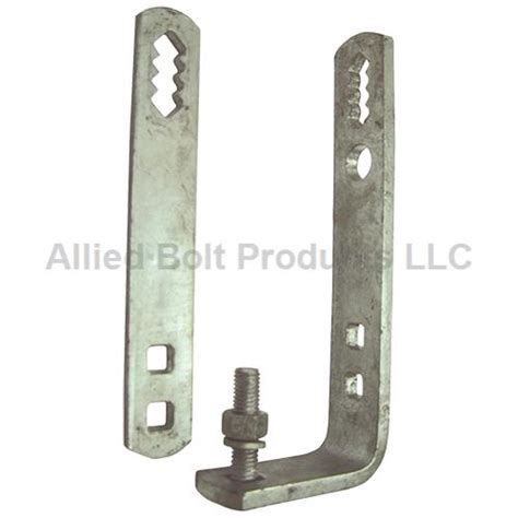 L Mounting Bracket With Back Strap Allied Bolt Products Llc
