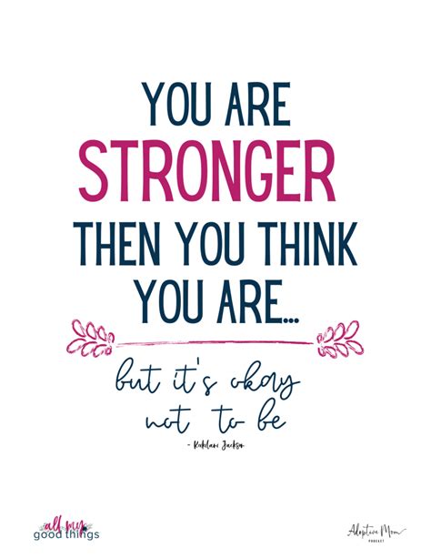 You Are Stronger Than You Think Quote You Are Stronger Than You Think