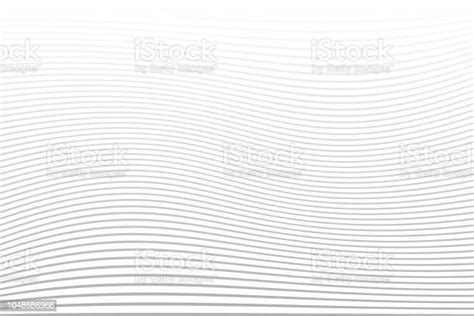 White Striped Background Wavy Lines Texture Stock Illustration