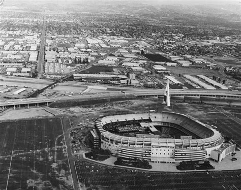 Anaheim Stadium, Anaheim Aerial View. 1980 | Anaheim angels baseball 
