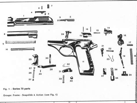 Beretta Pistol Parts