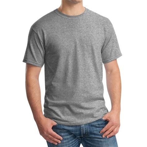 Gildan 5000 Cotton T Shirt Heather Grey