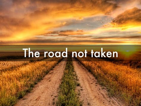 The Road Not Taken By Alison Griffiths