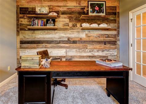 25 Ingenious Ways To Bring Reclaimed Wood Into Your Home Office Decoist