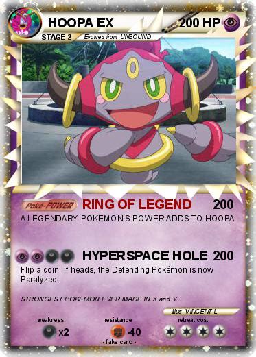 Pokémon Hoopa Ex 6 6 Ring Of Legend My Pokemon Card
