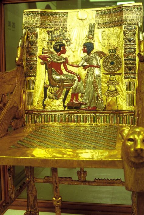 The Golden Throne Of Tutankhamun Egipto