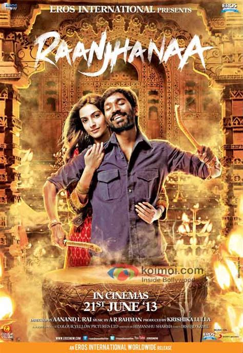 Raanjhanaa Movie Posters Koimoi