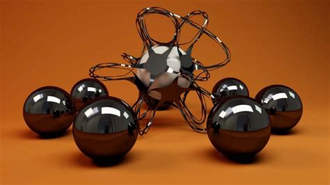 Wallpaper Illustration Food 3d Sphere Glass Metal Shapes Balls