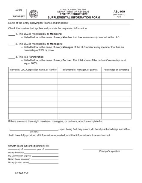 Form Abl 919 Fill Out Sign Online And Download Printable Pdf South