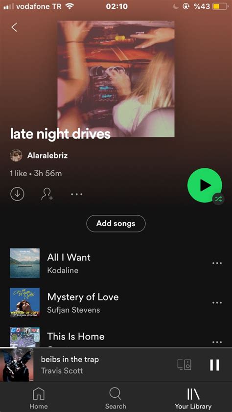 Late Night Drives Spotify Playlist Names Ideas Playlist Names