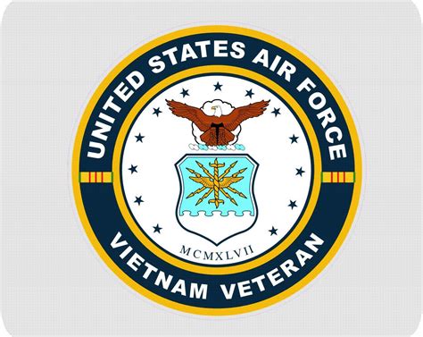 United States Air Force Vietnam War Veteran Decal Window