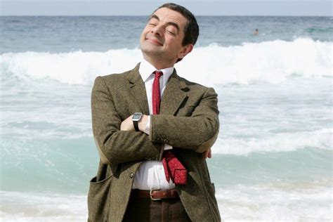 Mr Bean At The Beach