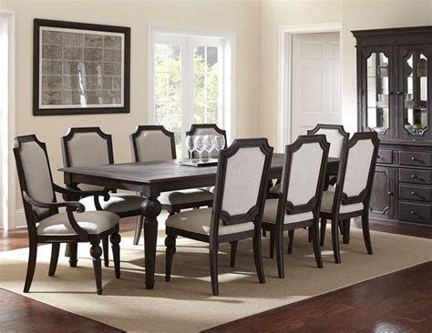 Beautiful Black Formal Dining Room Set To Your Interior Home