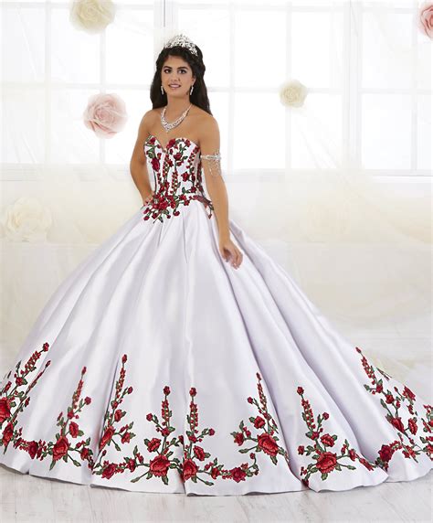 Floral Charro Quinceanera Dress By House Of Wu 26908 Pretty Quinceanera Dresses Mexican