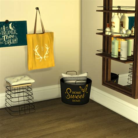 Pillow Basket At Leo Sims Sims 4 Updates
