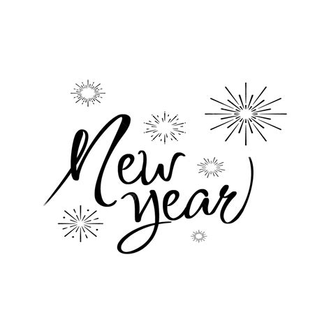 New Year Text Vector Happy New Year New Year Celebration 2023 Png