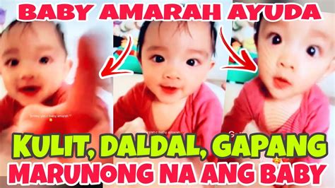 Baby Amarah Ayuda Very Attentive Sya Pag Kinakausap Sta Kahit Sa Face