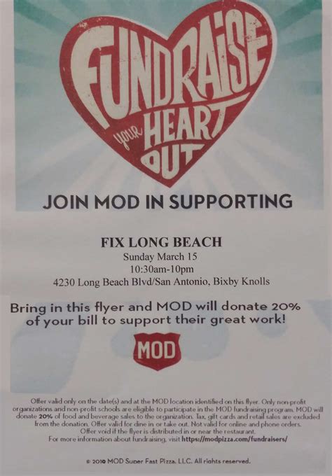 MOD Pizza Fundraiser - Fix Long Beach Pets