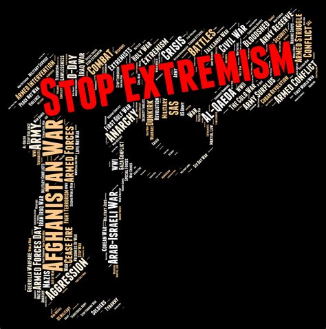 Free photo: Stop Extremism Indicates Warning Sign And Activism - Text, Sectarianism, Stop - Free ...