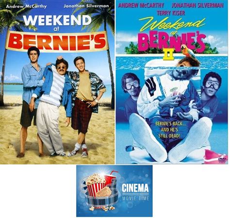 Weekend At Bernies 1 One And 2 Two 2 Dvd Set Includes Bonus Movie Art