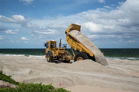 Beach Restoration Project Photograph By Jim Westscience Photo Library