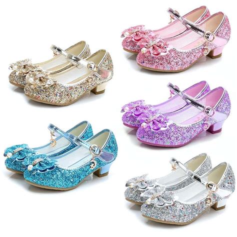 Girls Glitter Princess Shoes — Little Rosebuds Pamper Parlour