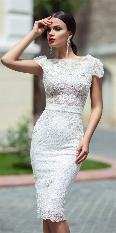 25 Best And Stylish Pencil Wedding Dress All White Party Outfit Ideas Free Nude Porn Photos