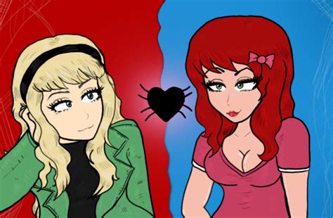 Gwen Stacy And Mary Jane By Agent Jin On Deviantart