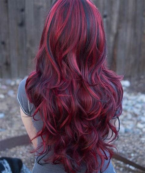 1001 Idées Pour Obtenir La Couleur De Cheveux Rouge Bordeaux Couleur
