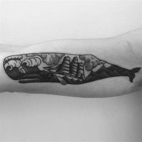 As november is my 32 year vegan anniversary i thought i'd get a tattoo (well, technically. moby dick by Abes: TattooNOW