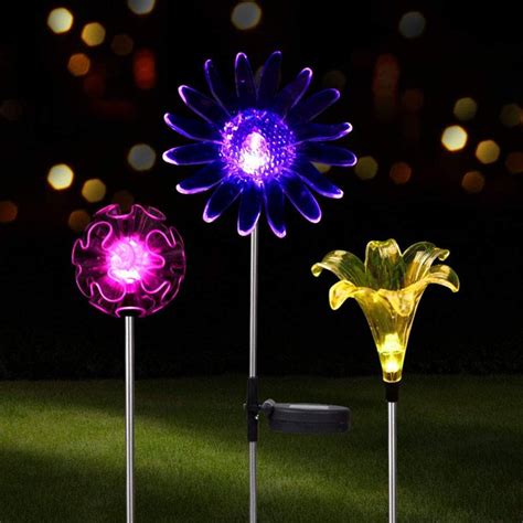 Thousands of products · new items added each week LED Color Changing Solar Stake Lights Outdoor - Garden ...