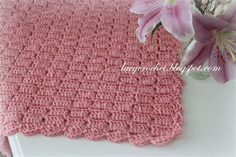 Lacy Crochet Easy Blocks Baby Blanket My Free Pattern