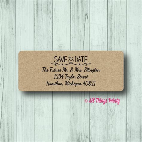 Wedding Mailing Address Labels - Silver Hearts Wedding Address Labels ...