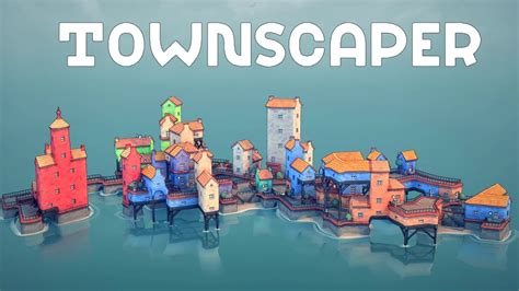 Relaxing Townscaper 10 Minute Town Build Youtube