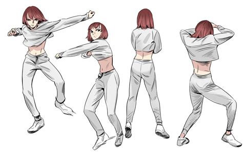 김중철joongchelkim в Твиттере Dance Drawing 03 크롭옷 너무 좋다 Character Poses Character Art