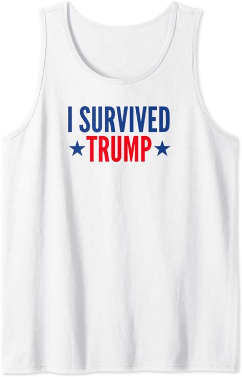 I Survived Trump Tank Top Clothing Shoes And Jewelry