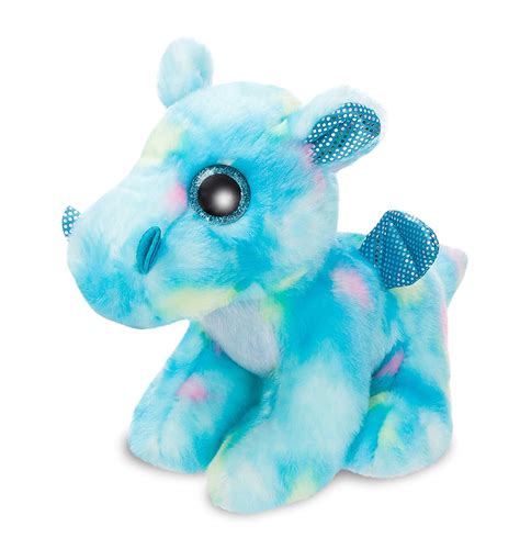 Aurora 60870 Sparkle Tales Storm Dragon 7in Soft Toy Blue 7 Inch