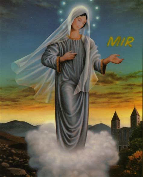 Our Lady Of Medjugorje Catholic Picture Print Etsy Hong Kong