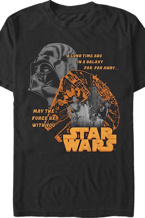 May The Force Be With You Collage Star Wars T Shirt