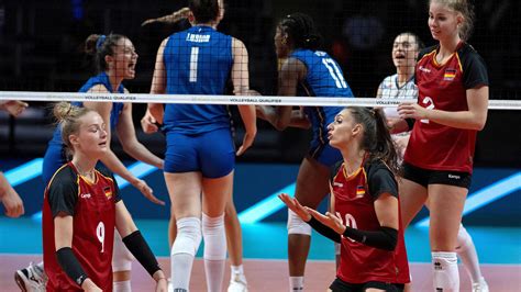 Deutsche Volleyballerinnen Verpassen Direkte Olympia Quali Zdfheute