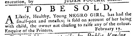 Slavery Advertisements Published February 24 1773 The Adverts 250