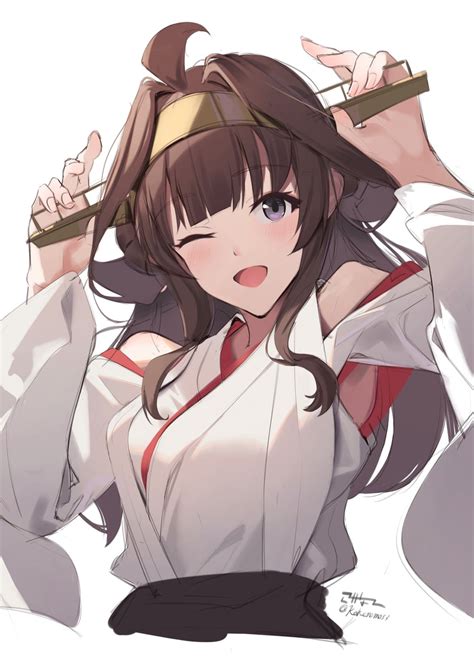 Kongou Kantai Collection Drawn By Kokenashi Danbooru